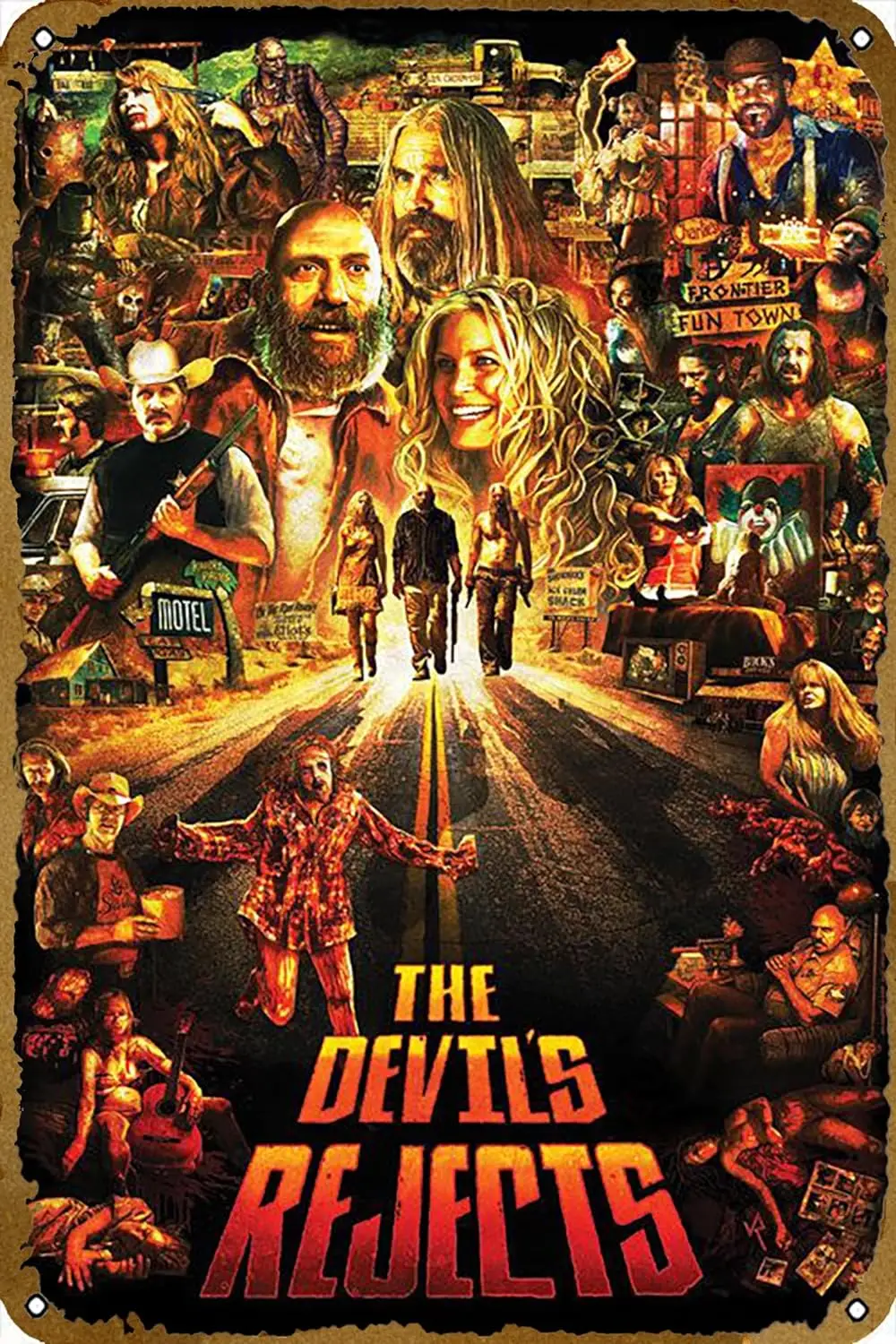 The Devil's Rejects Horror Movie Poster Vintage Metal Tin Sign Home Kitchen Bar Cafe Club Cave Vintage Art Wall Decor Gift 8