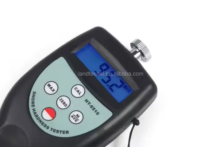 HT-6510B Tester di durezza Shore portatile digitale, tester di durezza della gomma e durometro HT6510B