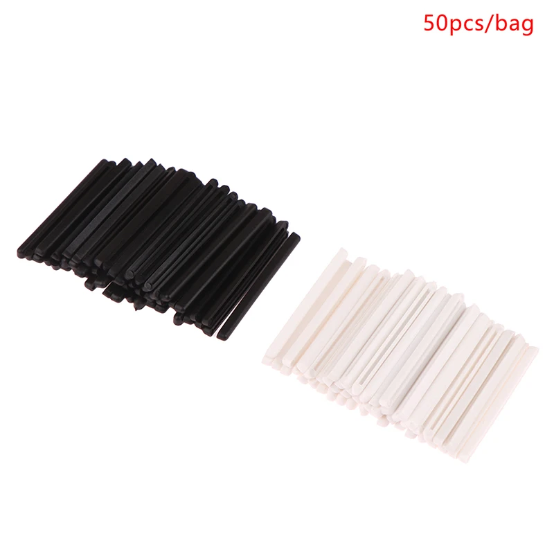 50 Pcs/set Pet Clipper Blade Parts Replacement Blade Guides White Black Pet Clipper Blade Accessories