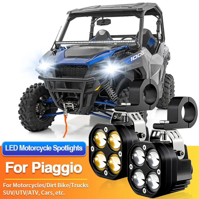 

1 Set LED Universal Motorcycles Headlights Fog Light ATV for Polaris DAGOR A1/General 4 1000/General 1000/General XP 4/XP 1000