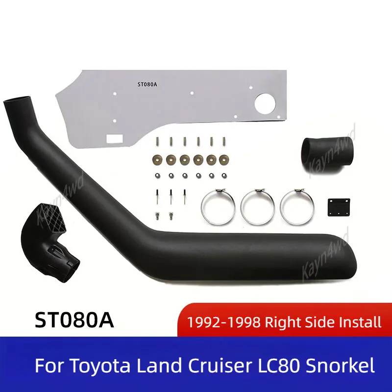 Off Road 4x4 Accessories Air Ram Intake Snorkel Kit For 92-98 TOYOTA LAND CRUISER LC80 FJ80 Lexus LX450 Wading Breath Hose Pipe