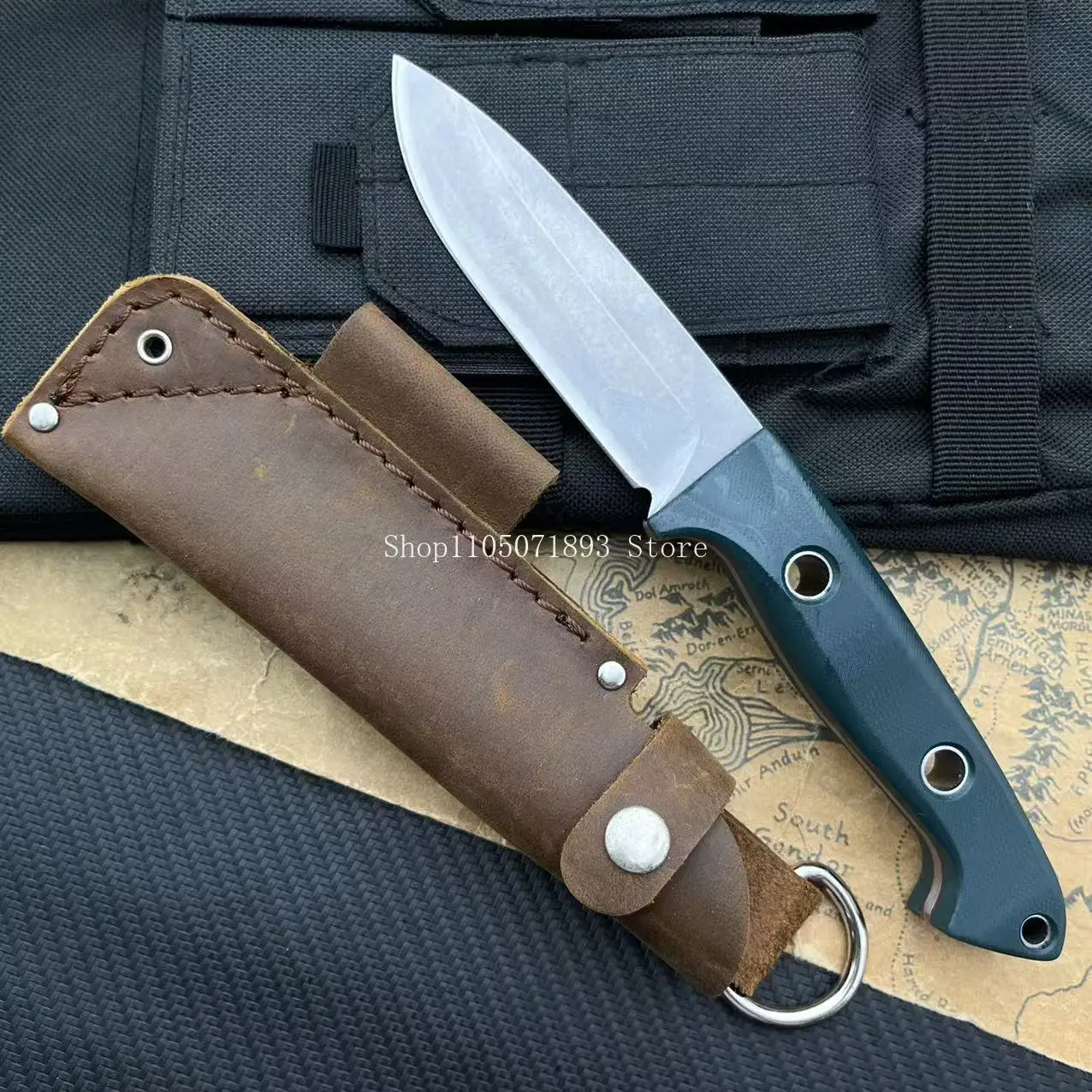 

Тактический открытый кемпинг, рыбалка, прямой нож G10, ручка Bushcrafter, охотничий карманный нож высокой твердости для выживания, самообороны