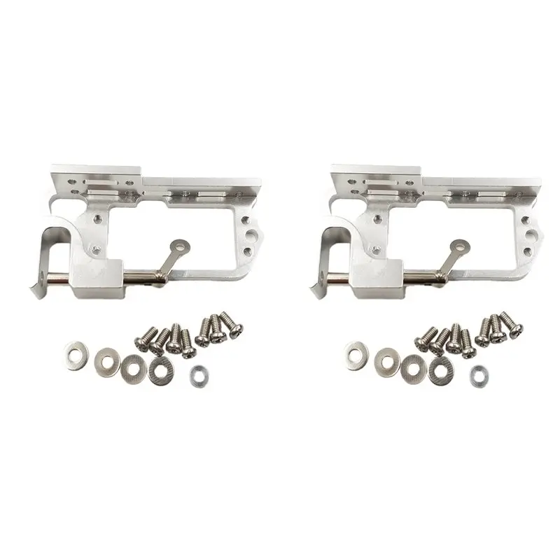 【MUST-HAVE】2X Servo Dispenser Drone Thrower Light Aluminum Throw Device Switch Adapter Air Dropping System For MG995 25T