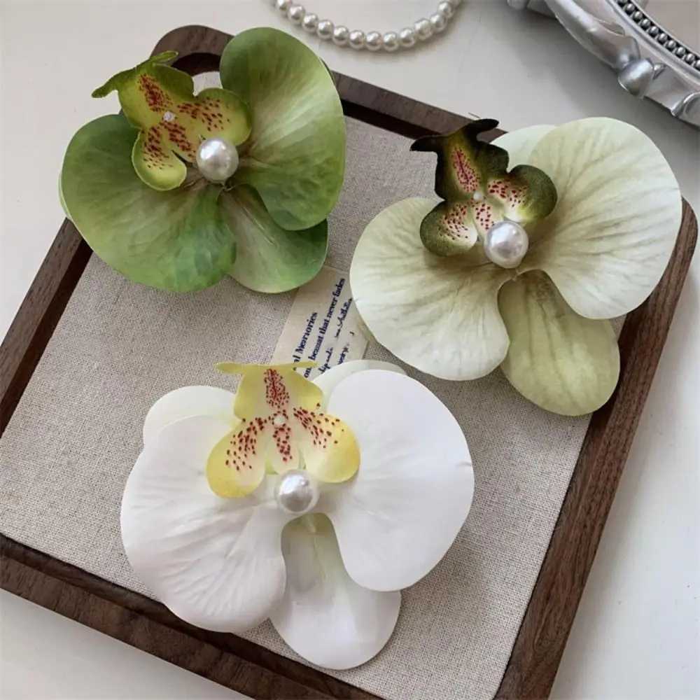 Bang Clips Orchid Butterfly Hair Clip Simple Duckbill Clip Hair Styling Tool Side Clip Bow Flower Hair Clips