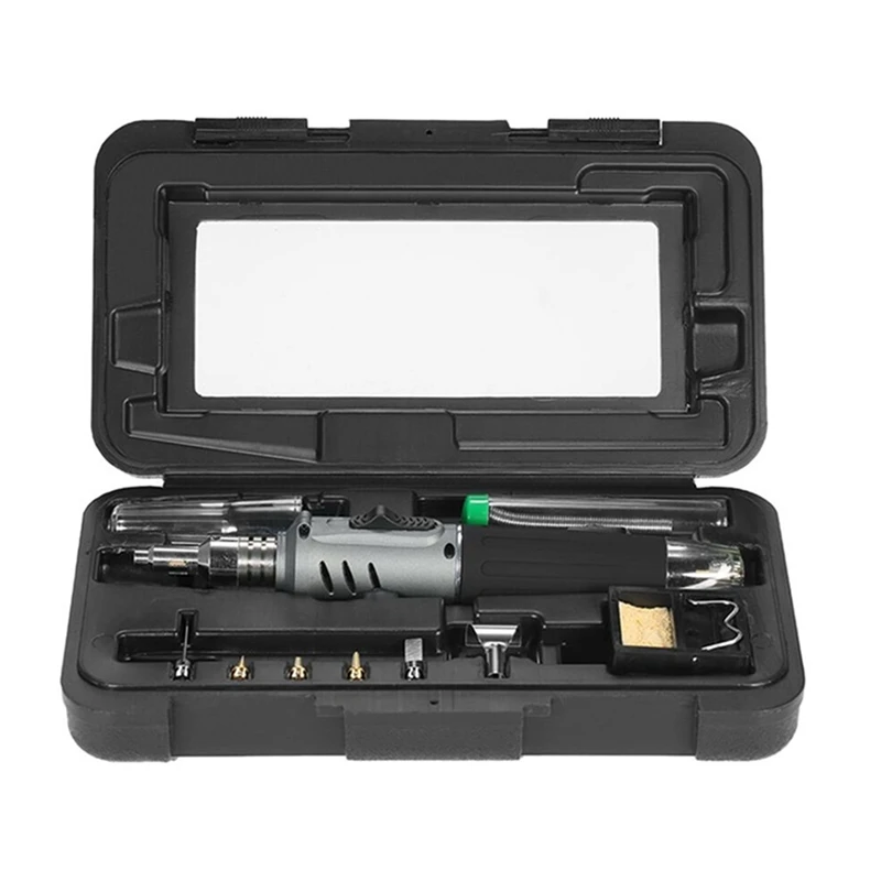 10-In1 Gas Soldering Iron Portable Constant Temperature Electronic Maintenance Set As Shown Nylon+Plastic