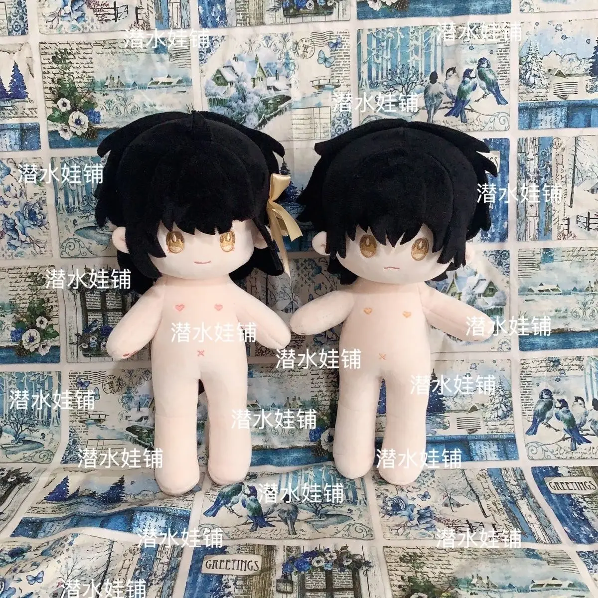 

26CM Wuthering Waves Rover Attributes Cotton Doll Body Cartoon Figures Plush Dolls Body Cosplay Dress Up Toys Gift