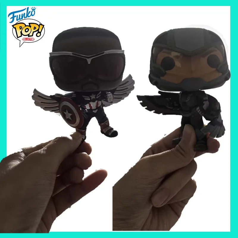 

Новинка в наличии Funko POP Капитан Америка 4, Сокол Сэм Уилсон, экшн-фигурка, Коллекционная модель, игрушка в подарок для детей на день рождения