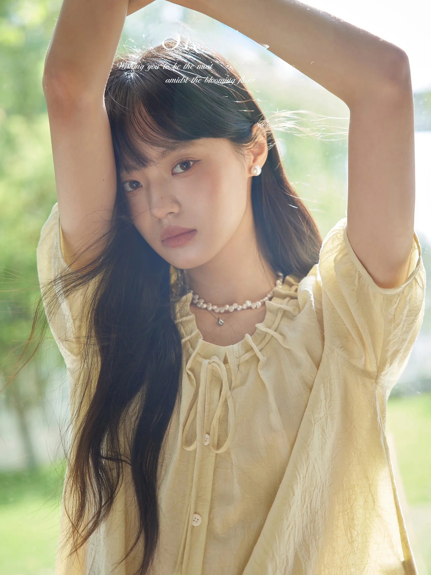 

ORWhite Винтажный женский льняной топ с рюшами и завязками, летний, струящийся, легкий, дышащий, свободного кроя, с круглым вырезом и коротким рукавом