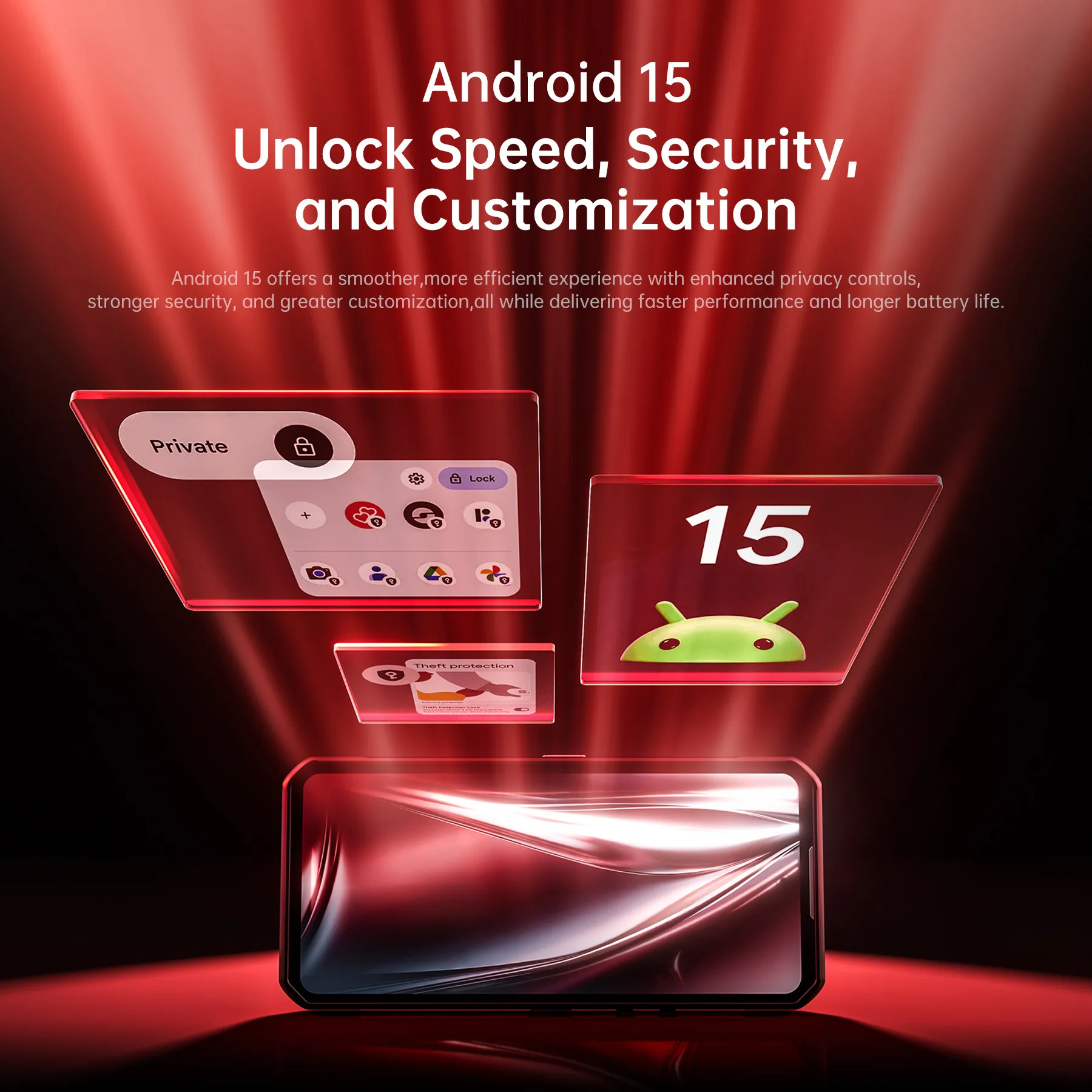 Oukitel WP300 Global Edition Rugged Smartphone Bluetooth Headset Watch 16000mAh 6GB（12+24）GB+512GB 6.78