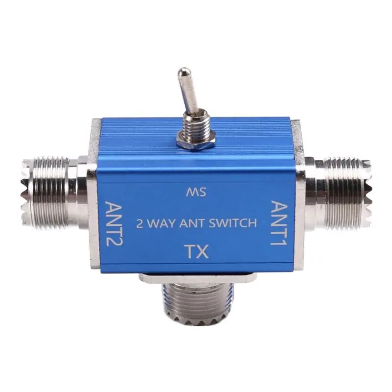 Goodprice Antenna Switch for Outdoor Walkie-Talkie Shortwave Stations UV Segment Car Stations