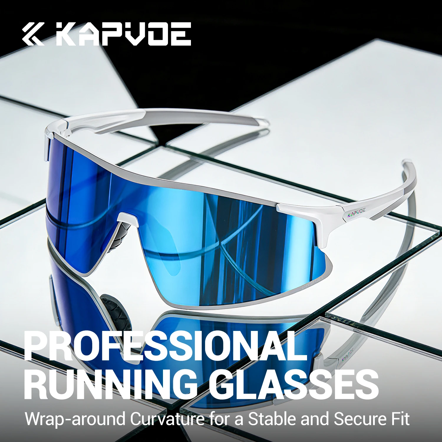 

Фотохромные солнцезащитные очки KAPVOE для бега, очки для ночной езды на марафонских дистанциях, велосипедные очки UV400 для MTB и велоспорта, для занятий спортом на открытом воздухе и походов.