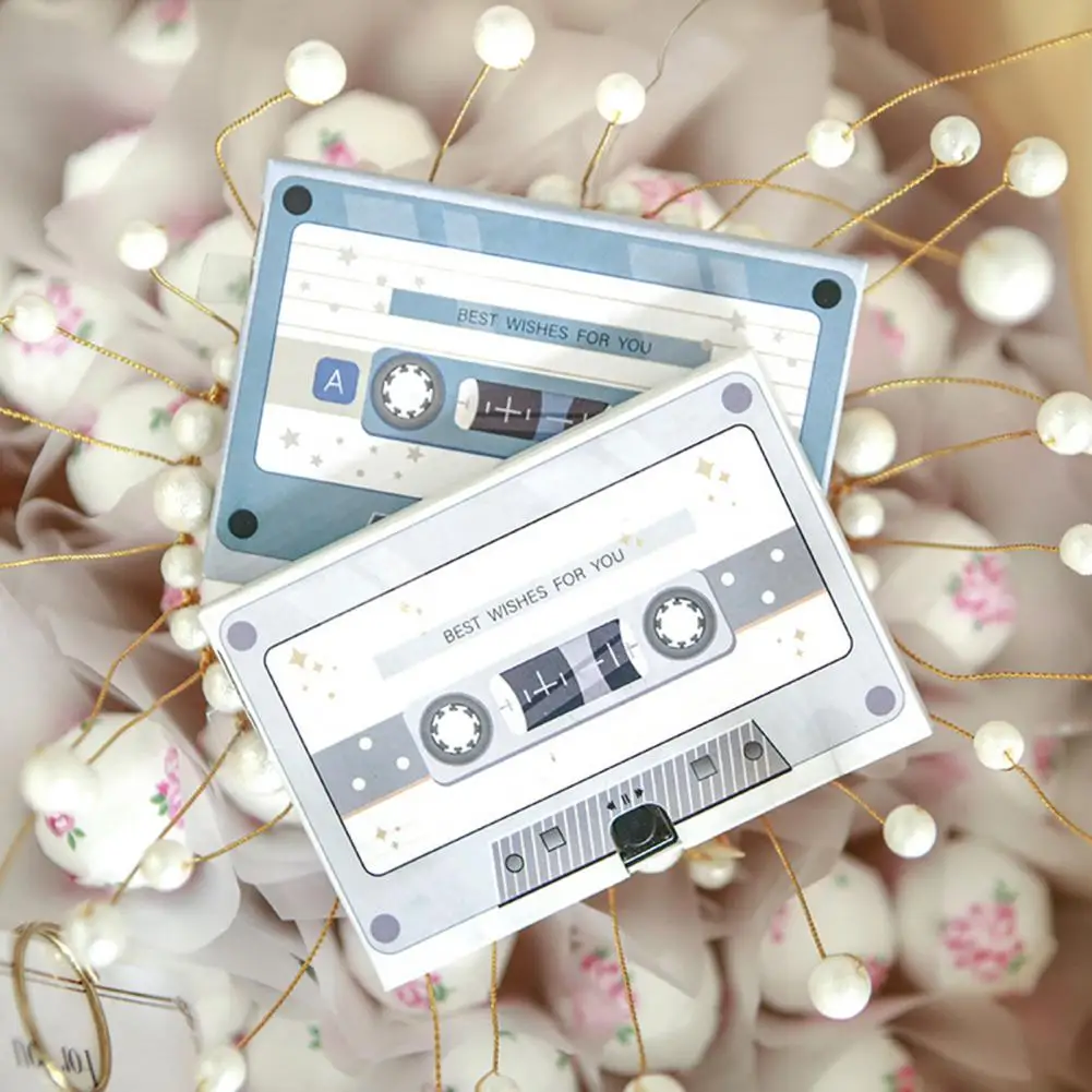 Cassetta personale multifunzionale Mini Retro nastro magnetico cassetta accessori Audio