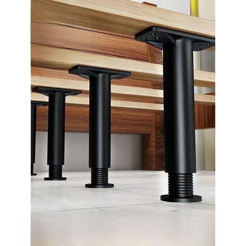 Bed Foot Support Frame Sticker Type No Drilling Quiet Heightening Cabinet Bed Base Bracket Non Slip Furniture Legs