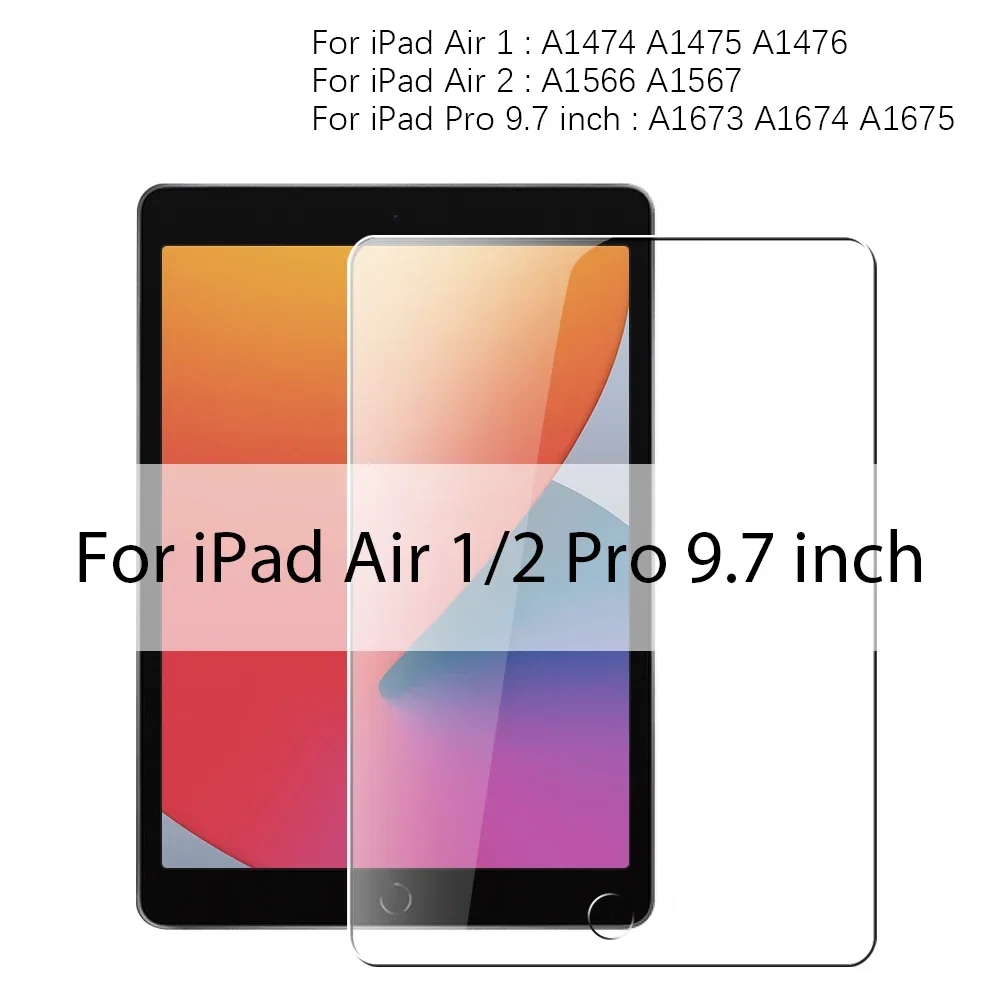 2PCS Displayschutzfolie für IPad Pro 13 12,9 11 6th A16 M4 M2 2024 Air 5 4 3 2 1 9 9th 10 10th Gen Mini 6 10,9 10,2 9,7 Abdeckung