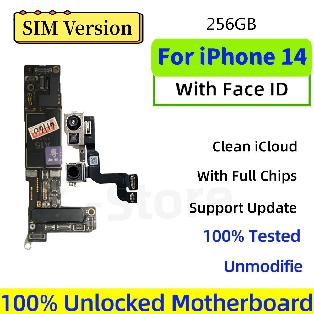 Fully Tested Well Motherboard For iPhone 14 Pro Max 14 Plus With