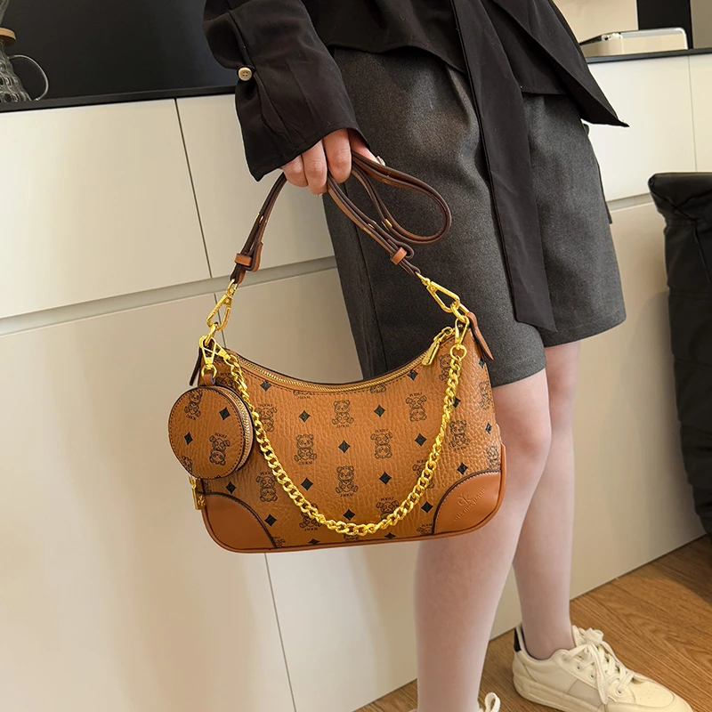 

Chic Paris Vintage Style Clutch Bag Minimalist Leather Crossbody Handbag Solid Color Designer For Women