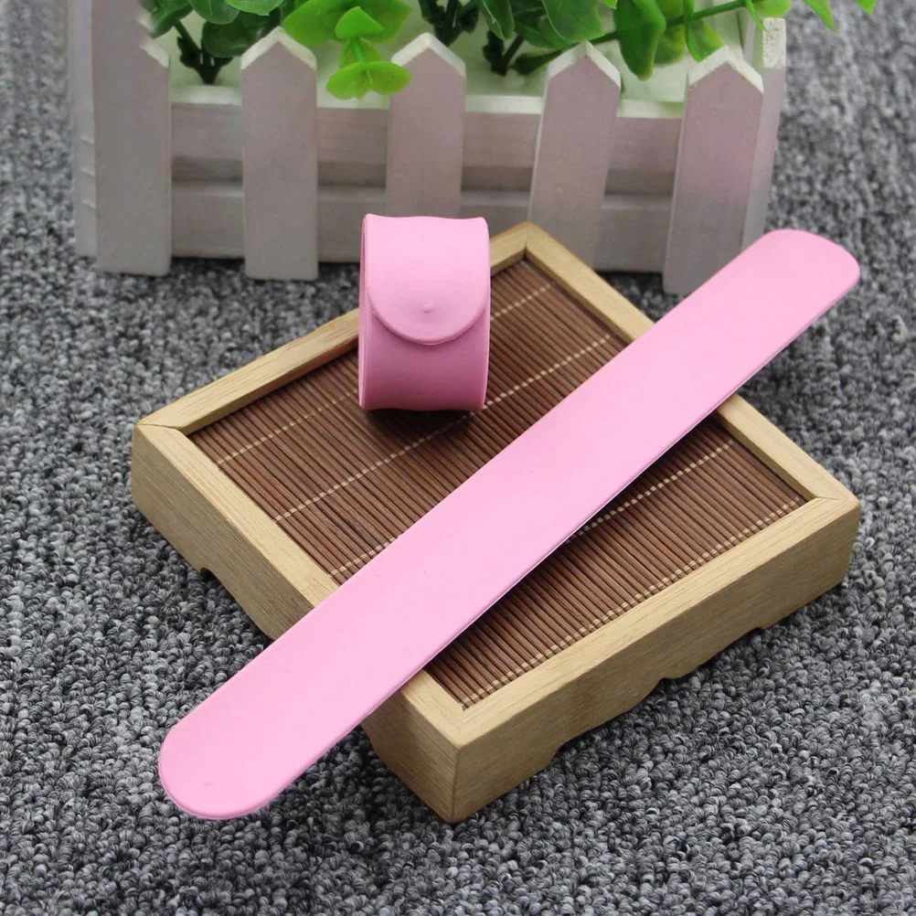 

12pcs Silicone Bracelet Crafts Rainbow Slap Bracelets Kids Color Child Eco Friendly Material Elastic Non Toxic No Crack