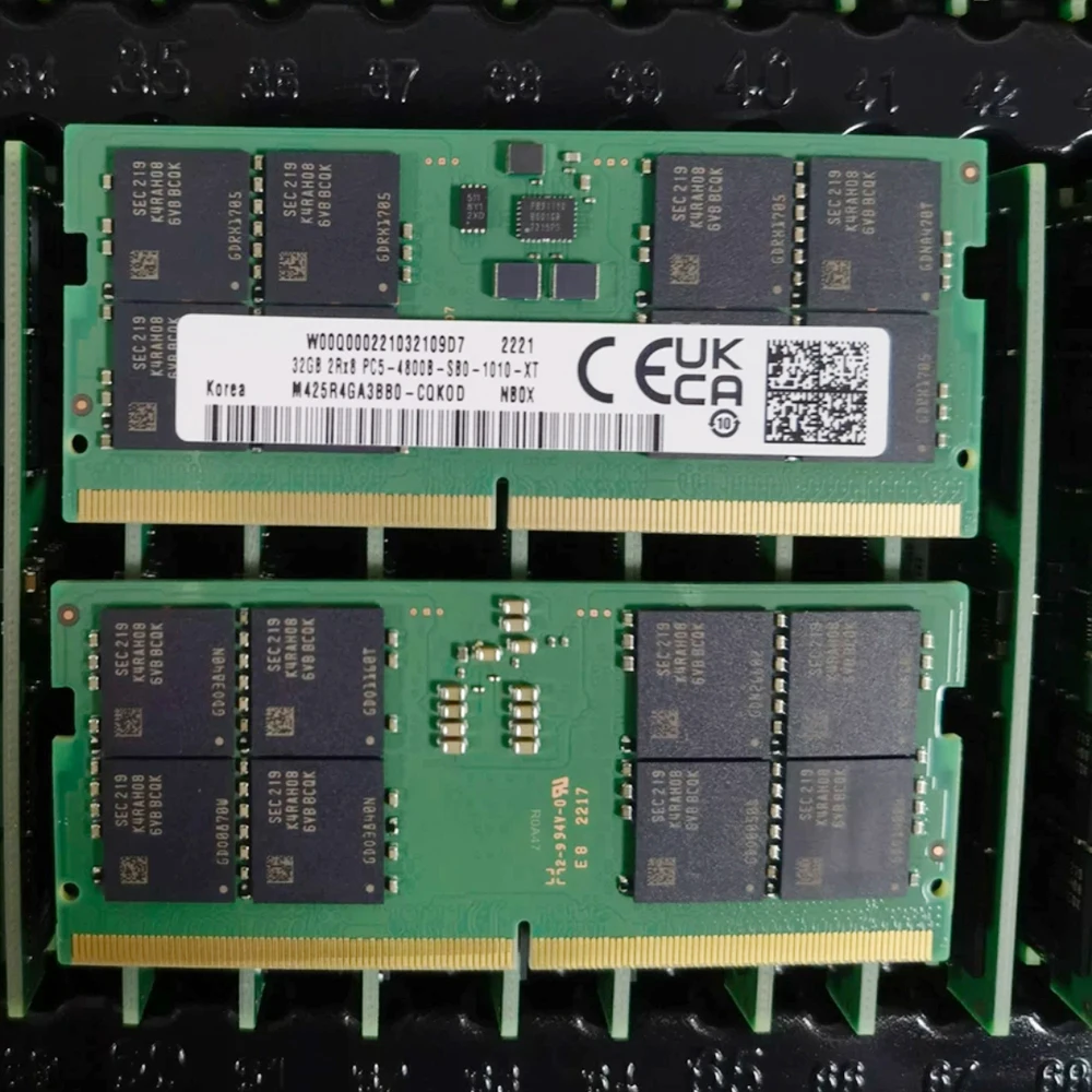 Imagem -04 - Sodimm Ram Portátil para Samsung Notebook Memória Navio Rápido de Alta Qualidade M425r4ga3bb0-cqkod 32gb 32g Ddr5 4800mhz 2rx8 4800b