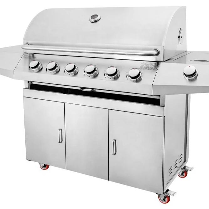 

SEB KAMADO Traveler Portable Gas Grill Outdoor 6 Burners Parrilla ,gas Flat Top Grill, Best for Outdoor Garden