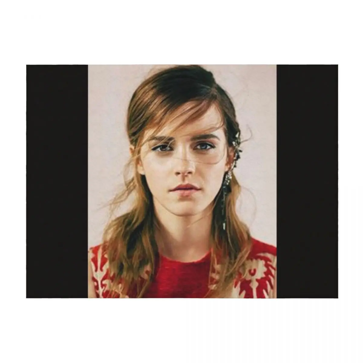 الألبوم - بطانية إيما واتسون رمي أريكة مانغا بطانيات هدايا شخصية فضفاضة