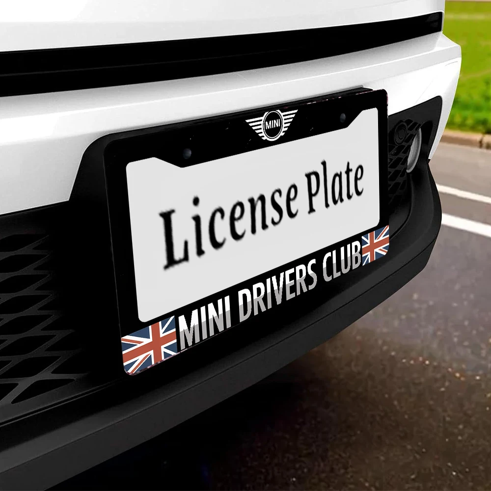 1 قطعة إطار لوحة ترخيص بفتحتين من الألومنيوم الأسود مع نمط نادي السائقين الصغيرة، 6 × 12 بوصة، يتضمن طقم براغي، كاليفورنيا المبتكرة