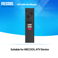 MECOOL V01 2.4G Wireless BT remote With Gyro-scope Air-mouse for ATV TV Box PC Computer Projector KM6 KM9 PRO