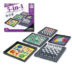 5 In 1 Board Game Educational Toy For Friend Children Gift