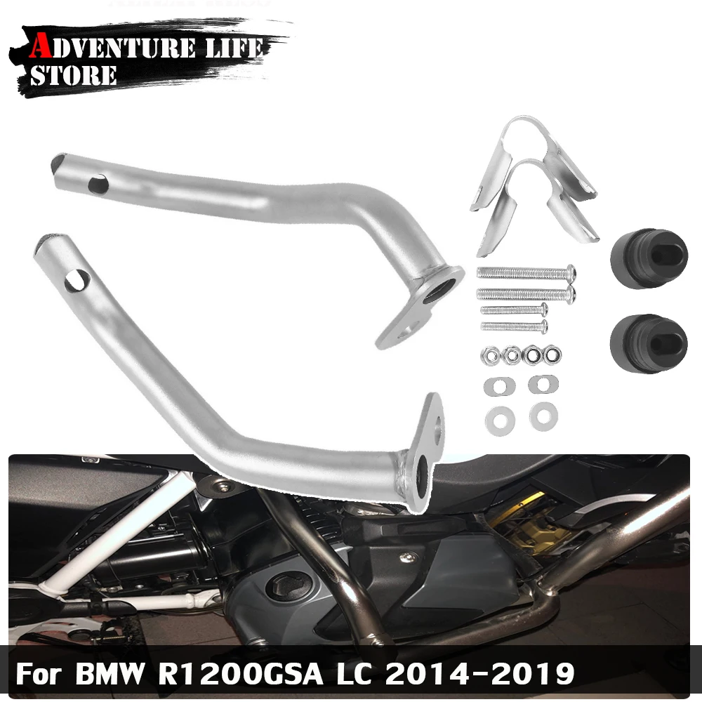 

Motorcycle Engine Guard Crash Bar Brace Bumper Frame Protection For BMW R1200GS ADV LC R 1200GS Adventure R 1200 GSA 2014-2019