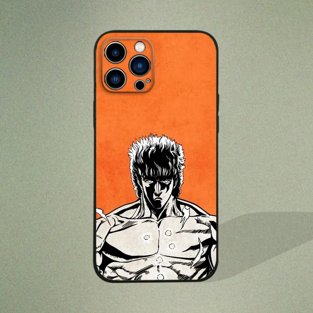 Hokuto no Ken  Phone Case  for IPhone 15,14,13,12,11 Pro Max Mini 8,7,Plus,SE2,X,XR,XS,MAX,Silcone,Soft,Covers