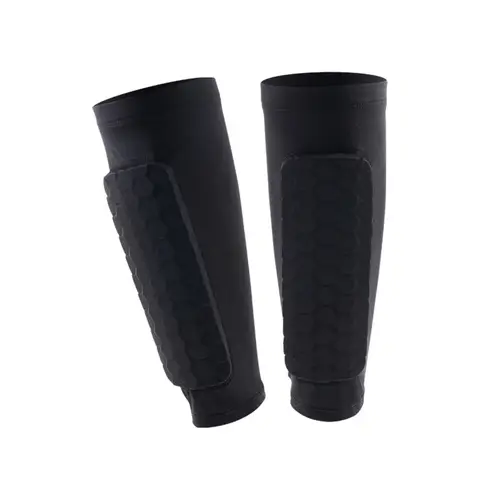 1 paire de protège-tibia de Ski de Football, protège-tibia en nid d'abeille, botte de Ski pour adultes, protège-tibia, coussinets respirants pour adultes pour athlètes