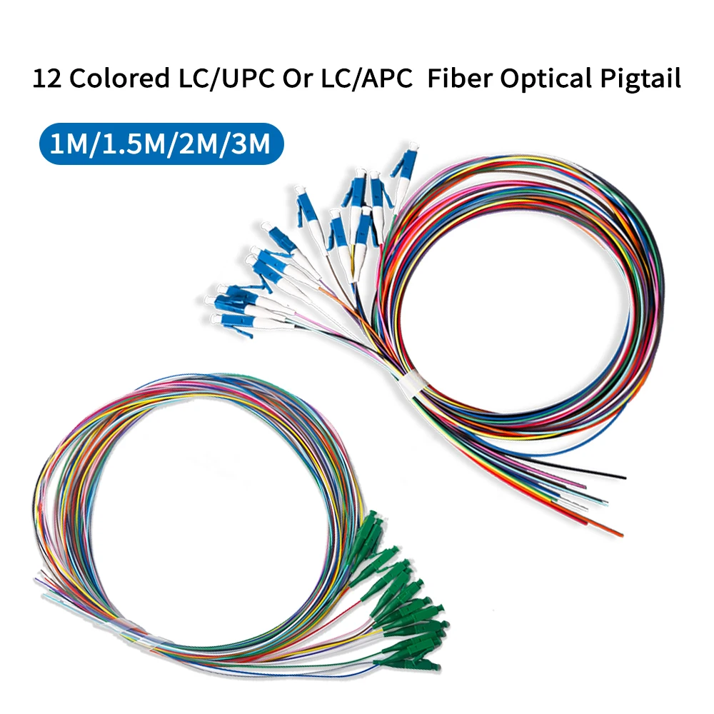 

LC UPC/APC Волоконно-оптический одномодовый красочный отрезок LC apc G652D 0,9 мм оптоволоконный 1,5 м волоконно-оптический патч-корд