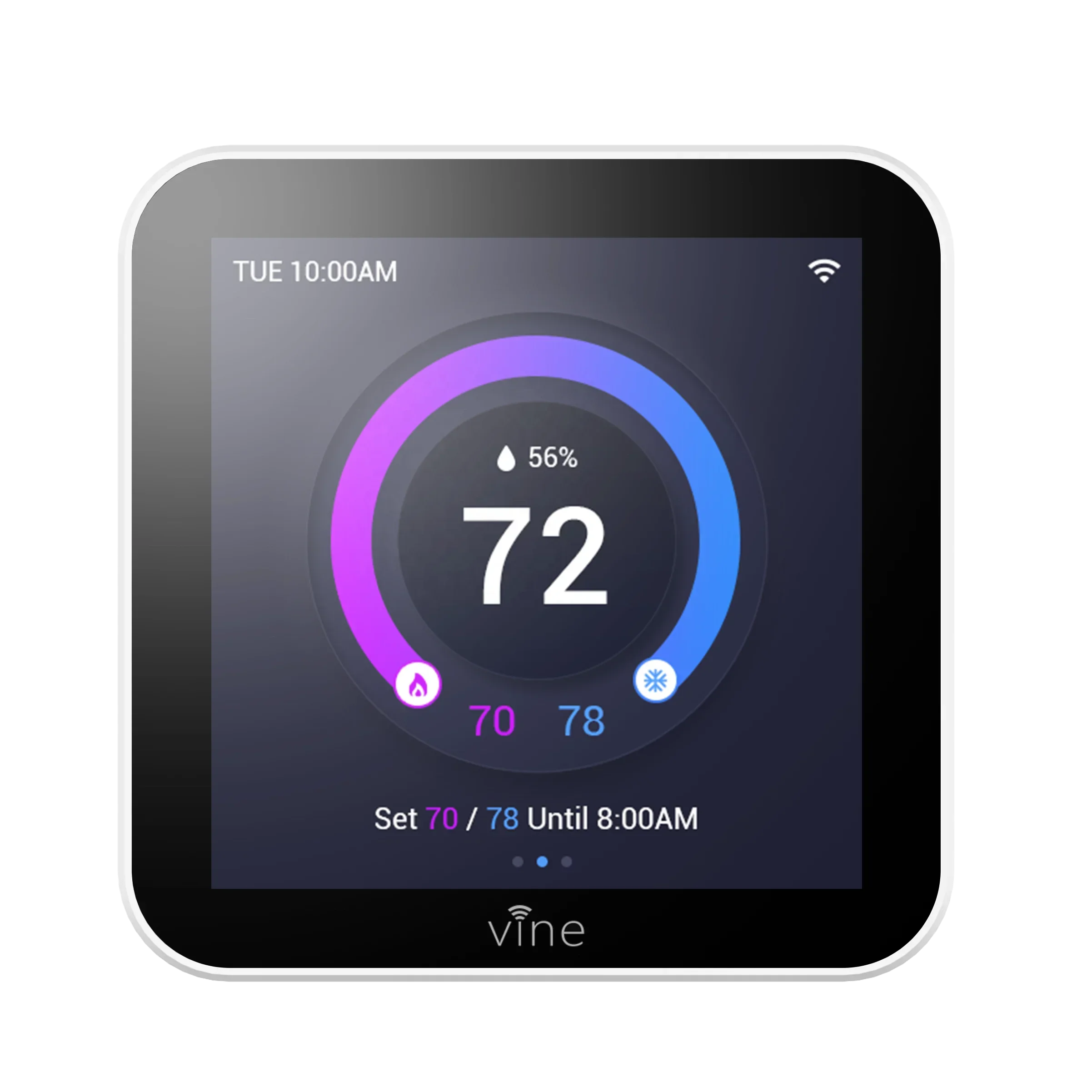 HVAC Smart Thermostat TJ-560 Programmable tuy Control Touch Screen Thermostat