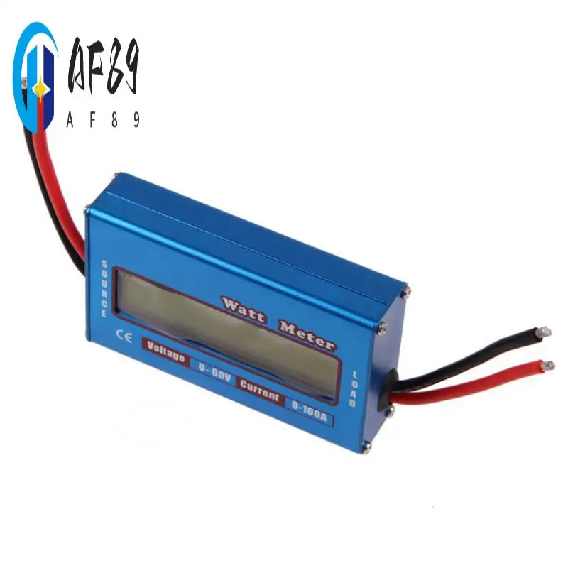 

AF89-10X Digital Wattmeter Watt Meter Power Meter DC 60V 100A Balance Voltage Battery Checker