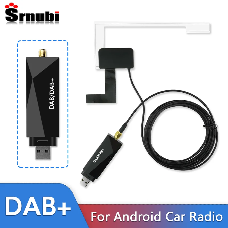 

Universal DAB + Antenna With USB Adapter Dongle For European Android Car Radio GPS DAB+ Stereo Receiver Audio Expansion Antenna