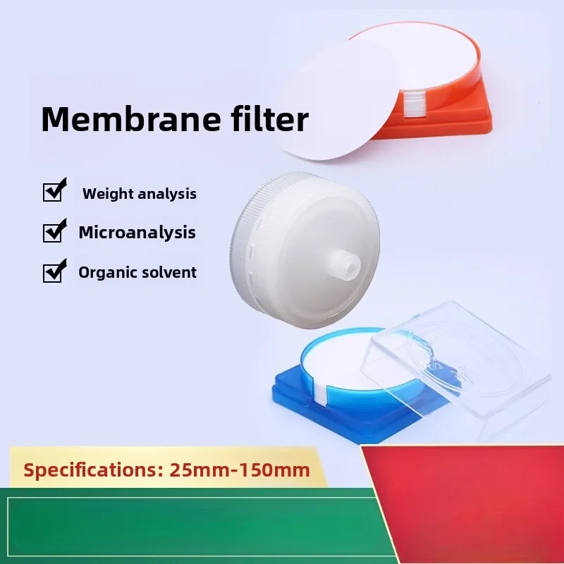 50pcs/lot Hydrophobic PTFE Microporous Membrane, Microfiltration Membrane, millipore filtration, Pore size 0.22/0.45um etc e