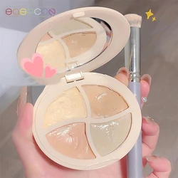 4 Colors Makeup Concealer Palette Waterproof Moisturizing Face Contour Bronzer Make Up Face Foundation Cream Concealer