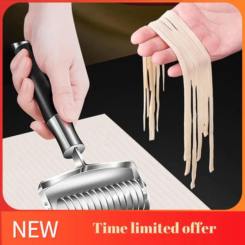 

ABRN-Manual Noodle Cutter, Household Multi-Function Noodle Making Tool, Multi-Purpose Noodle Cutter Slicers Side By Side