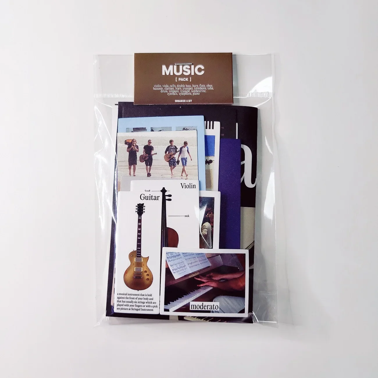 الكورية Moodpack نفس النمط مذكرات ملصقات OAB ملصق حزمة الجملة موضوع المواد الزخرفية ملصق Ins اللوازم المكتبية