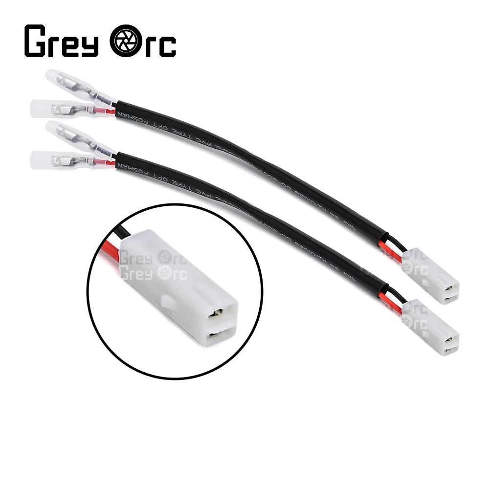 2pcs Oem Turn Signal Wiring Harness Connectors Adapter Plug For Kawasaki Z125 Z250 Z300 Z650 Z900 Z1000 Ninja Zx Zr Zx6r 650