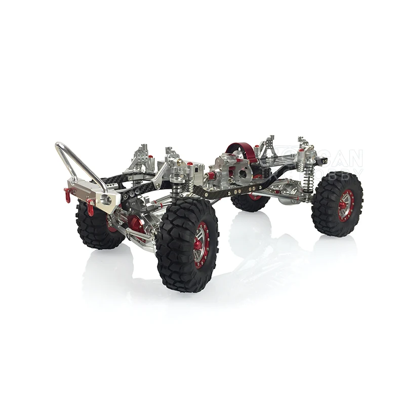 

1/10 455MM RC Cars AXIAL SCX10 CNC Rock Crawler Chassis Upgraded Tires W/O ESC