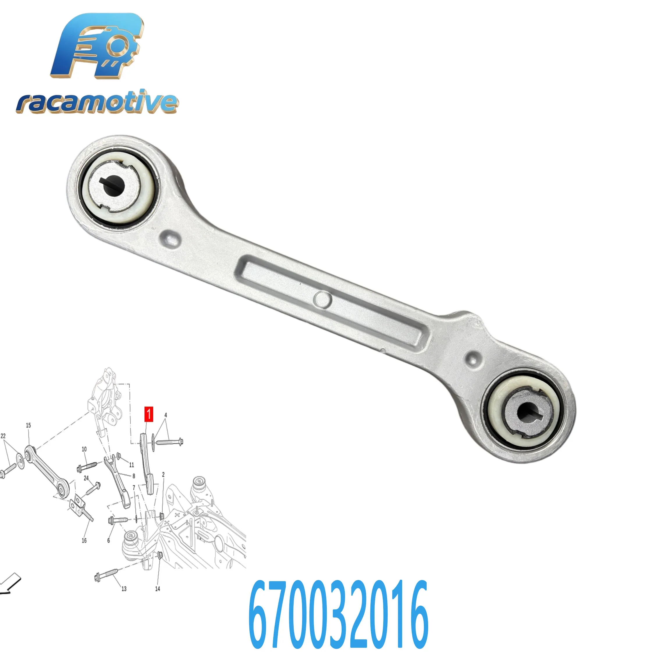 670032016 Suitable for Maserati LEVANTE (M161) 2016- Rear Left/Right Traction Control Arm.
