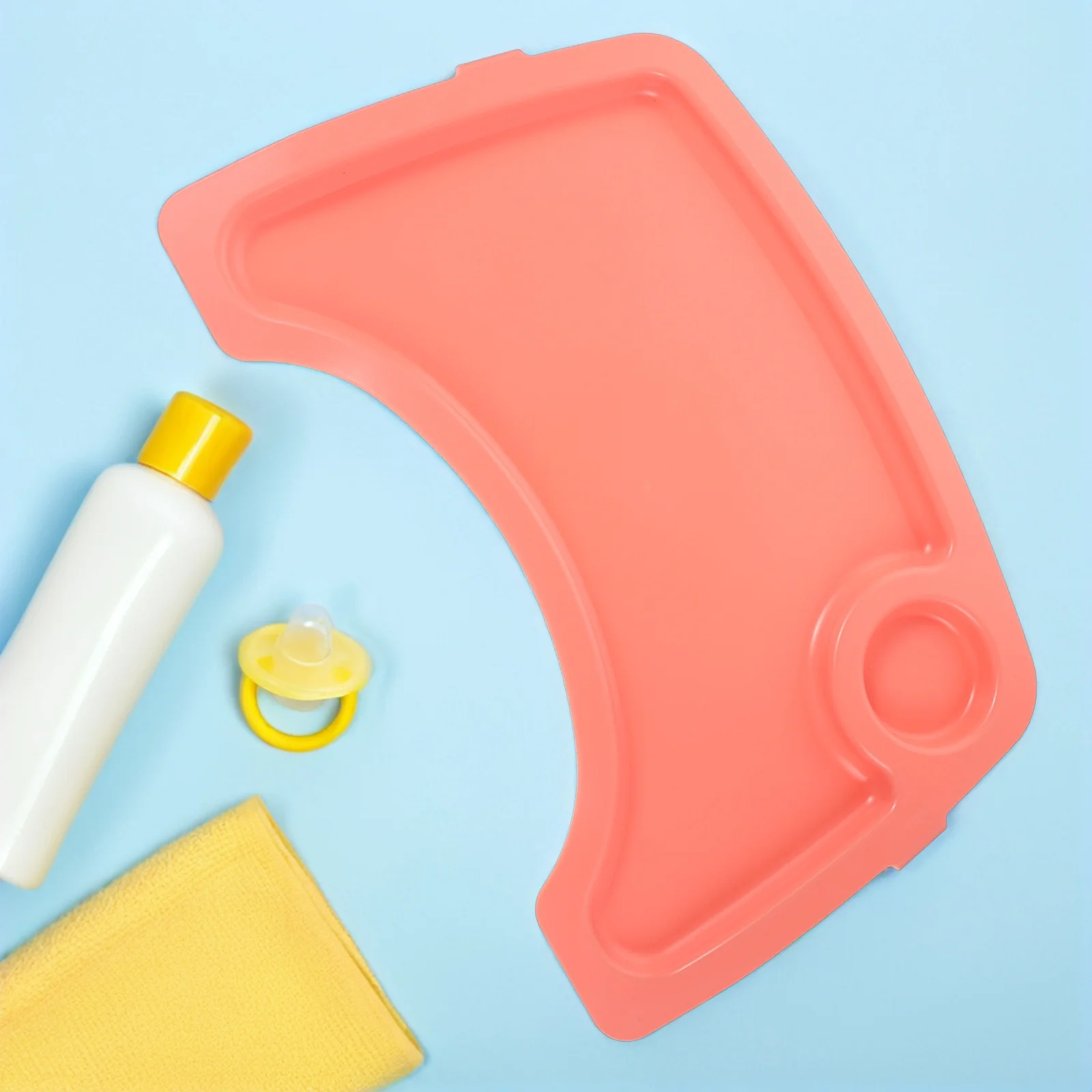 Baby Feeding Tray Universal High Chair Attachment For Toddlers Infant Removable Easy Clean Dining Restaurant Use