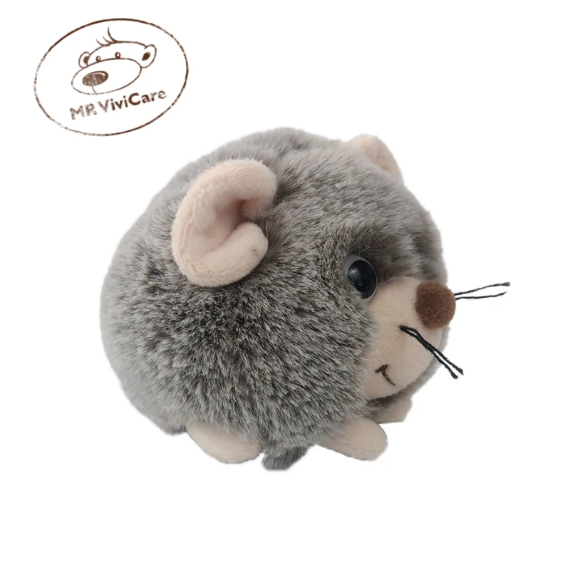 Extra Soft Real Life Mini Gray Rats Mouse Plush Toy Lifelike Mice Stuffed Animals Toys Birthday Kids Pets Christmas Gifts