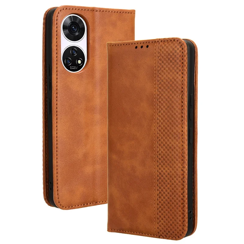 For ZTE Anshin Family/あんしんフアミリ-スマホA303ZT Case PU Leather Magnetic Pluggable Card Case Mobile Wallet Self-Adsorption