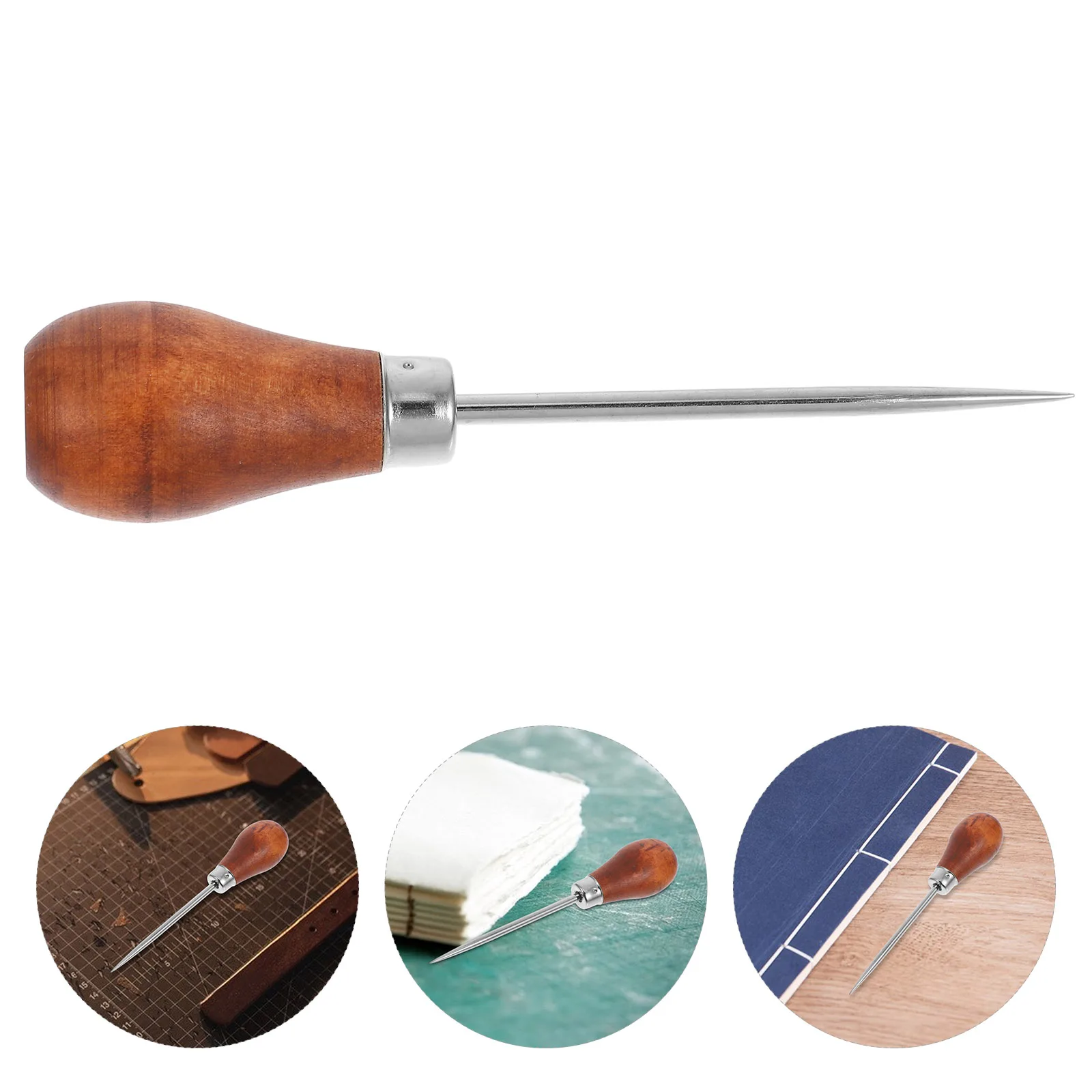 

Book Binding Knit Weaving Stitch Sew Crafting Shoe Repair Portable Punch Binding Awl Lightweight
