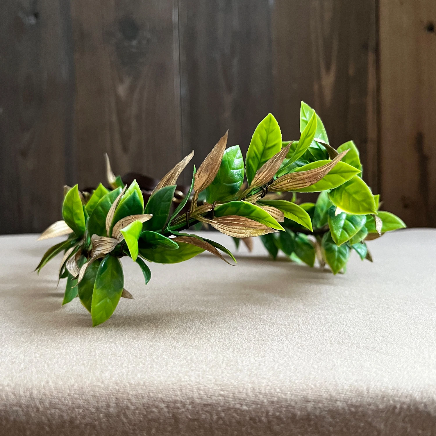 Unisex Green Woodland Laurel Crown Roman Leaf Headpiece Godess King Headband Halloween Renaissance Renfaire Cosplay Toga Costume