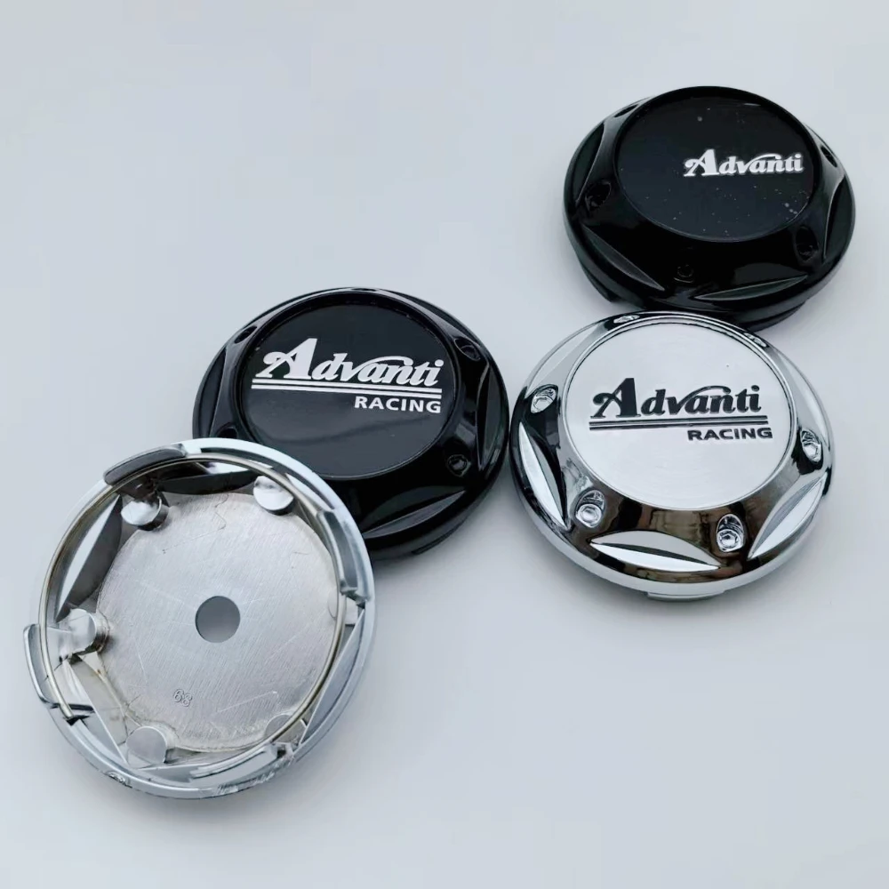 

4pcs Advanti Racing Logo Embelm Car Wheel Center Caps 68MM 62MM Wheels Hub High Cap Rim Hubcaps Dust Cover Replace Accessories