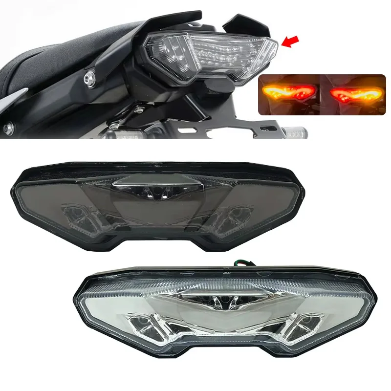 

Motorcycle Tail Light For Yamaha MT09 FJ09 FZ09 Tracer 900 MT FZ 09 2014-2016 Integrated Blinker Brake Lamp Turn Signal Light