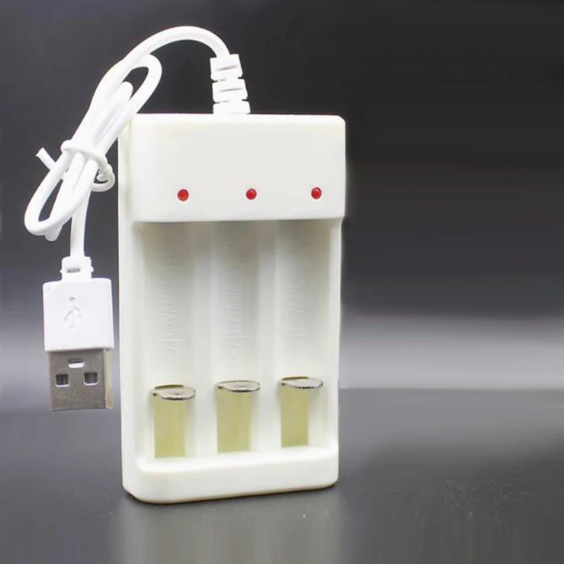 AAA/7 rechargeable battery charger 1.2V universal USB charging box AA/5 battery 14500 lithium battery charger view 3
