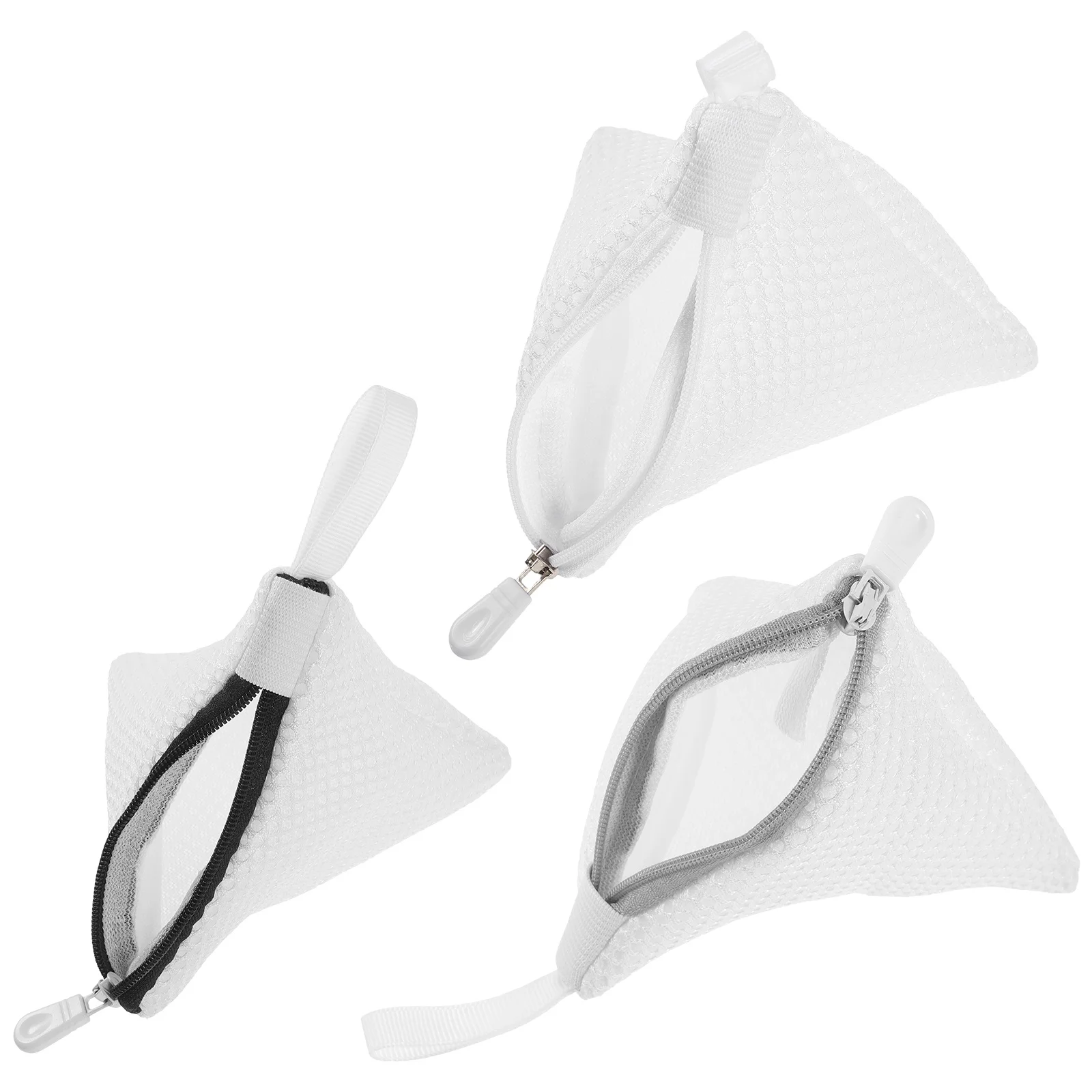

3Pcs Mesh Laundry Bags for Washing Machine Lightweight Polyester Garment Wash Bags Reusable with Sturdy Zipper Delicates